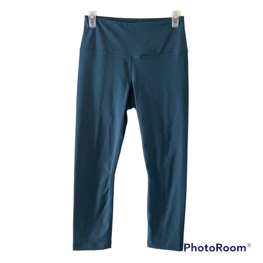 Teal Velocity Crop Leggings Women’s Size Small